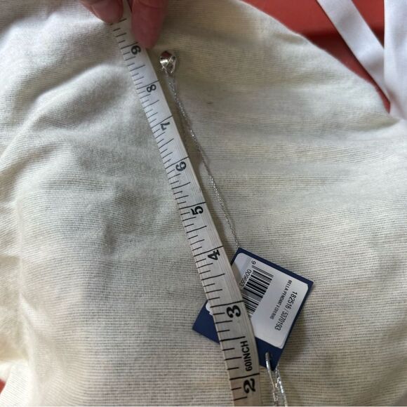 Swarovski Silver Necklace with Clear Crystal new - Picture 4 of 4